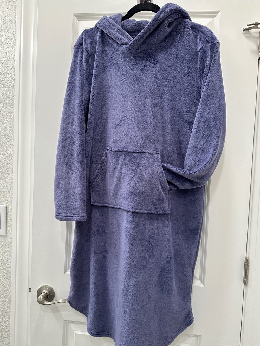 32 Degrees Plush Hooded Nightgown in Purple - Picture 8 of 8